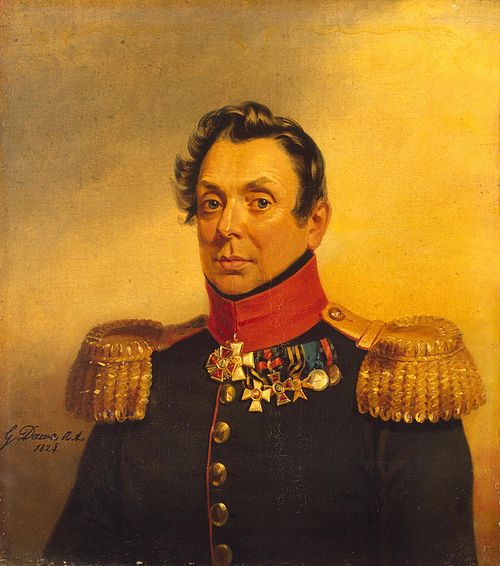 Portrait of Mikhail N. Ryleyev (1771-1831) (1st), 1824, George Dawe