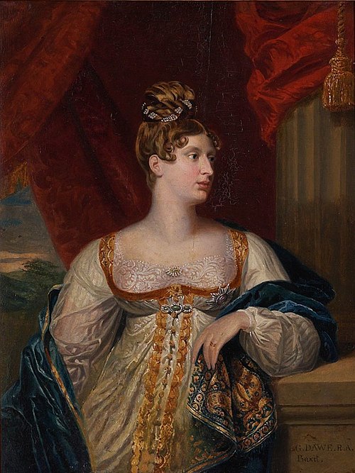 Portrait of Princess Charlotte of Wales, 1817, George Dawe