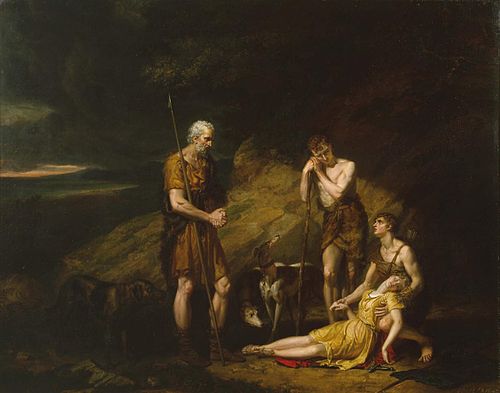 Imogen Found in the Cave of Belarius, 1809, George Dawe