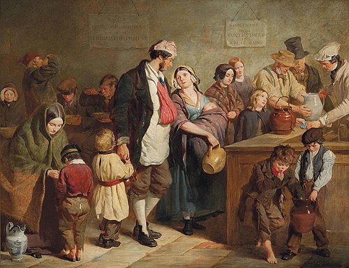 Parish Soup Kitchen, 1851, George Elgar Hicks