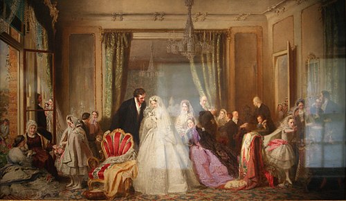 Changing Homes., 1862, George Elgar Hicks