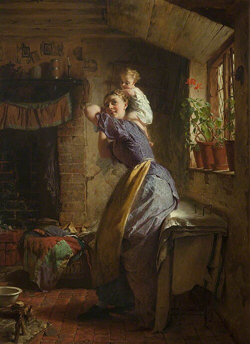 The Happy Mother, 1866, George Elgar Hicks