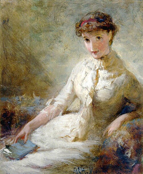 Mrs Park Yates, 1881, George Elgar Hicks