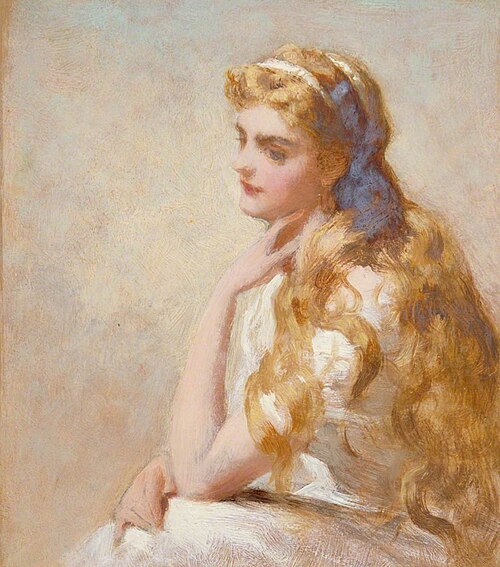 Miss Harrison, 1883, George Elgar Hicks