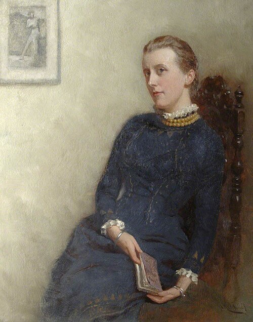 Annie Hicks, 1883, George Elgar Hicks