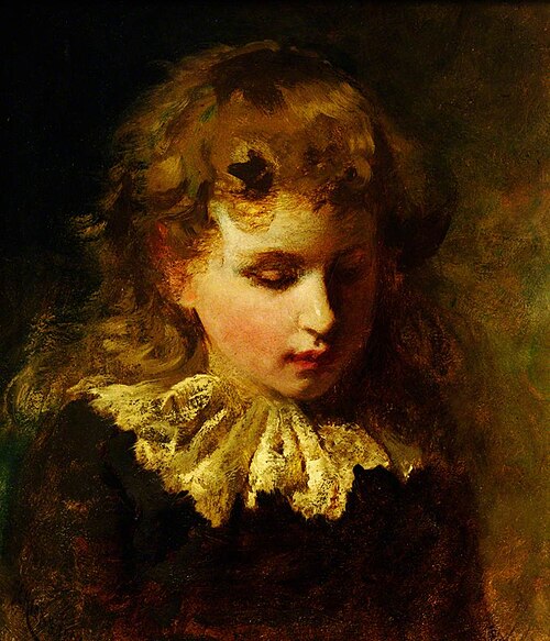 Child's Head, 1886, George Elgar Hicks