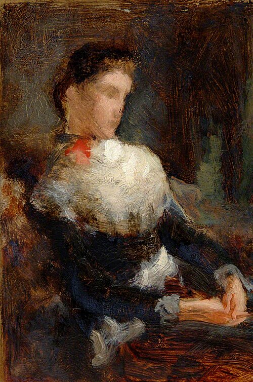 Seated Woman, , George Elgar Hicks
