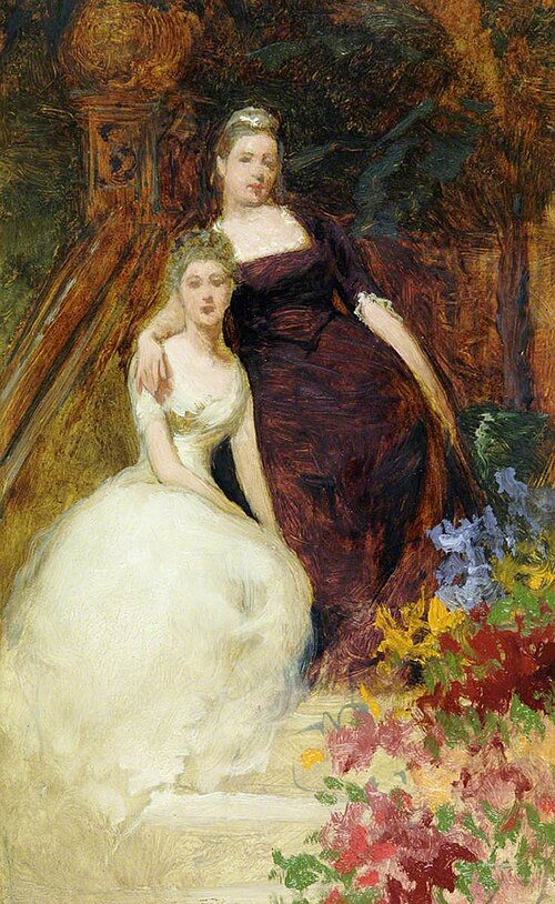 Two Ladies, , George Elgar Hicks