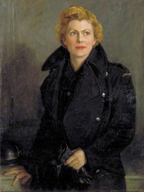 Aletha Harcourt, Ambulance Driver, Bushey Heath Air Raid Precautions, 1942, George Harcourt