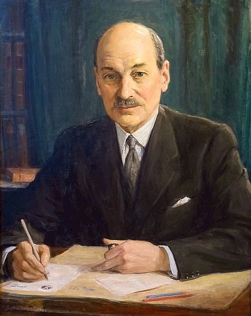 Clement Attlee, 1946, George Harcourt