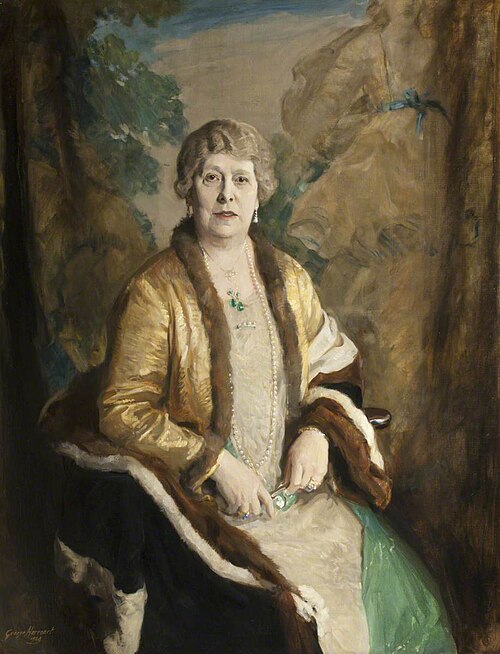 Beatrice Elizabeth Cowx, Lady Armstrong (1862-1934), 1928, George Harcourt