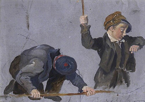Boys and Byke (top), 1827, George Harvey