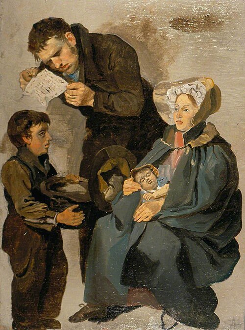 Family at the Law Court, 1827, George Harvey