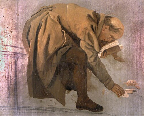 Client in Court Securing His Papers, 1827, George Harvey