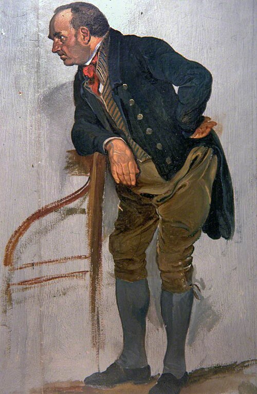 Man at Court, 1827, George Harvey