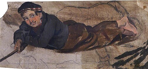 Boys and Byke (bottom), 1827, George Harvey