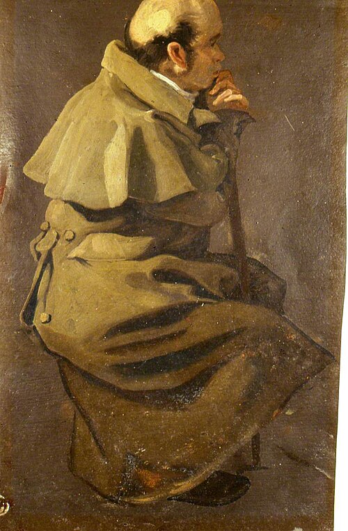 Man in a Cloak, 1827, George Harvey