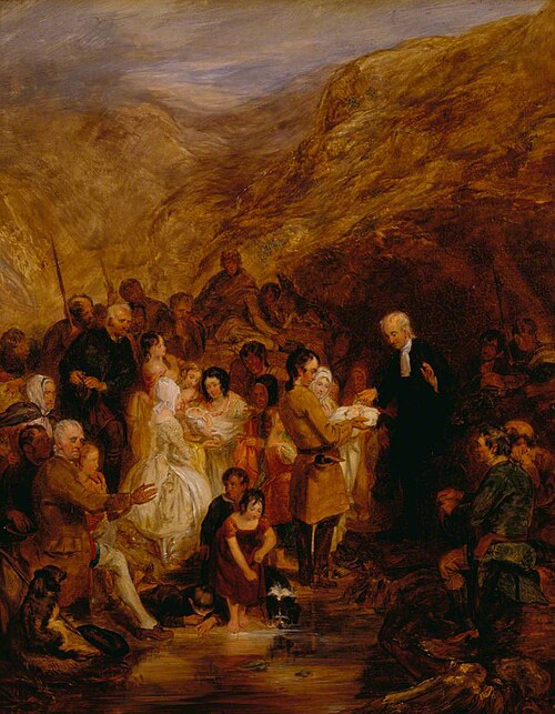 The Baptism on the Hillside, 1831, George Harvey