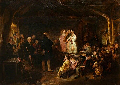 Catechising in a Scottish School, 1832, George Harvey
