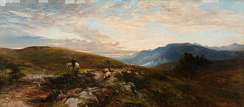 The Drove Road, 1865, George Harvey