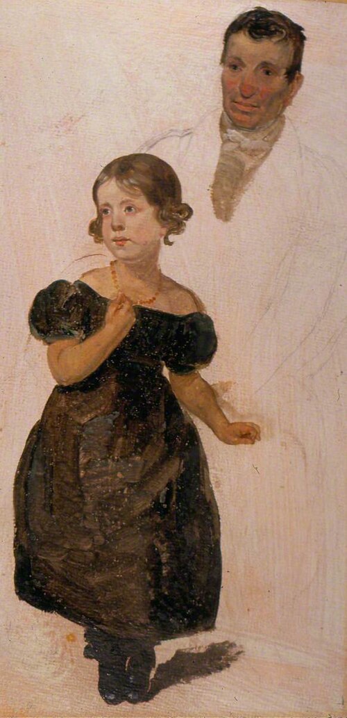 Study of a Young Lassie, 1842, George Harvey