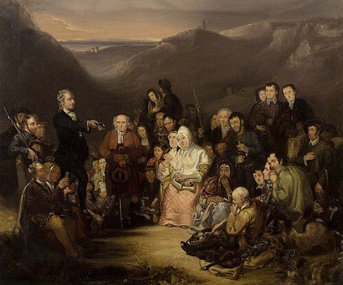 The Covenanter's Preaching, 1830, , George Harvey