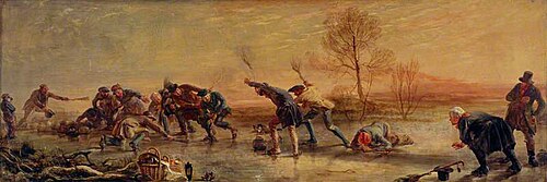 The Curlers, 1835, George Harvey