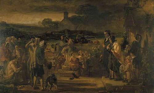 Quitting the Manse, 1847, George Harvey