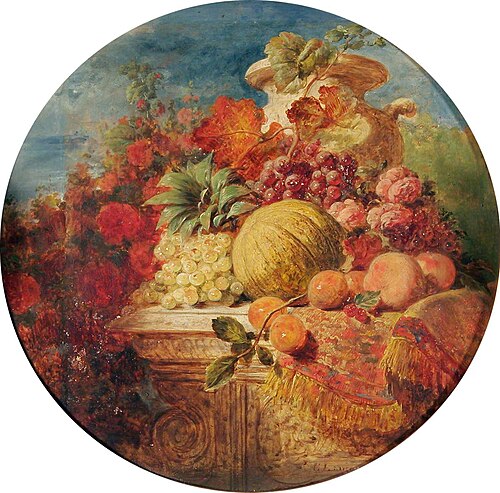 Still Life of Fruit, , George Lance
