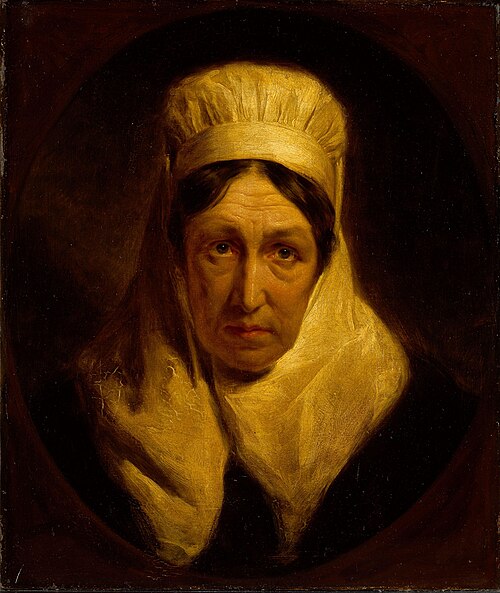 Old French Woman, 1842, George Lance