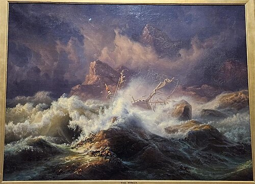 The Wreck, 1830, Knut Andresen Baade