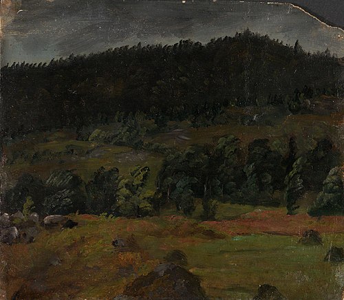 Landscape Study, 1843, Knut Andresen Baade