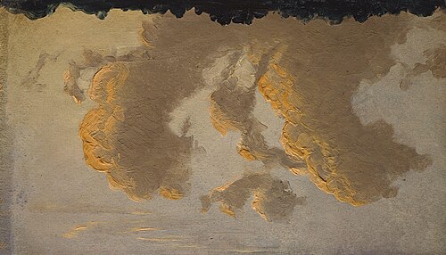 Cloud Study, 1843, Knut Andresen Baade