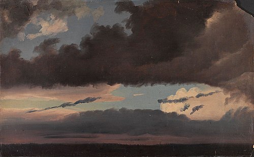 Cloud Study, 1839, Knut Andresen Baade