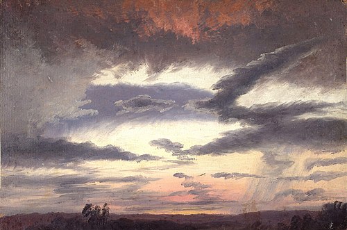 Cloud Study, 1838, Knut Andresen Baade