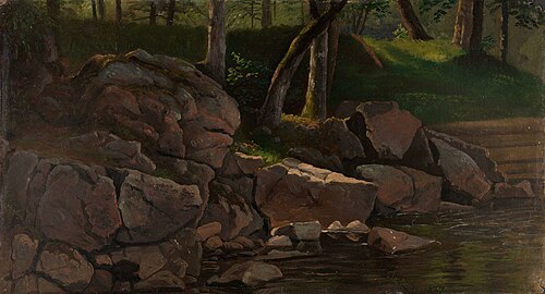 Study of Rocks, 1837, Knut Andresen Baade