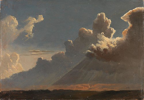 Cloud Study, 1843, Knut Andresen Baade