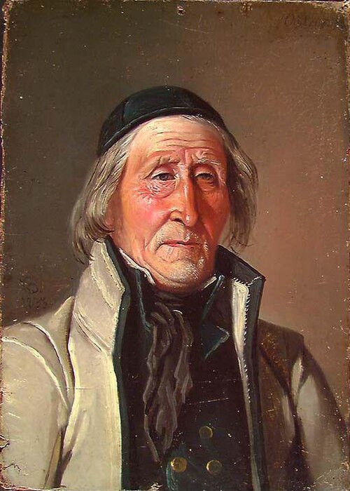 Portrait of an old Farmer, 1833, Knut Andresen Baade
