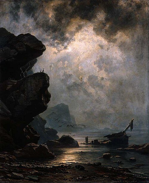 The Ship "Fortuna", 1870, Knut Andresen Baade