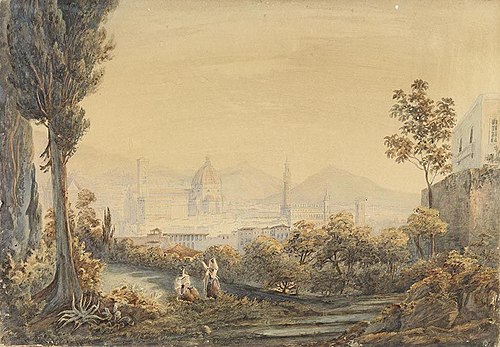 Florenz, 1840, Carl Theodor von Buseck