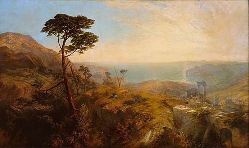 Landscape with Classical Ruins, , Georg von Hoesslin