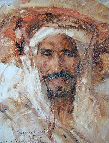 Tête de bédouin, 1897, Georges Gasté