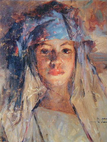 Portrait de femme de Bou-Saada, 1896, Georges Gasté