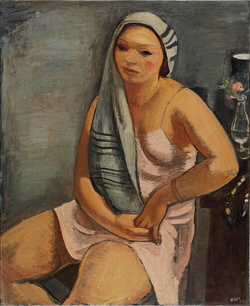 Femme au châle gris, 1930, Georges Kars