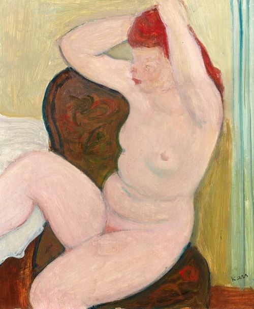 Nu assis, , Georges Kars