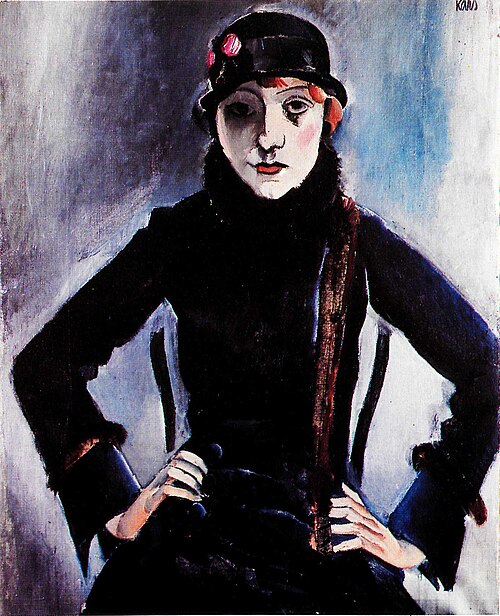 Jeune fille à la rose, 1920, Georges Kars