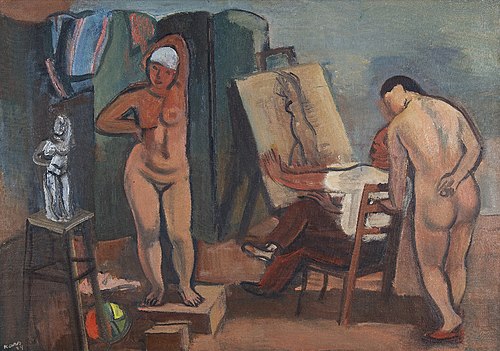 Ateliér, 1929, Georges Kars
