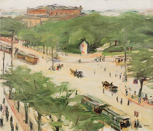 Glockengießerwall in Hamburg, 1906, Georges Kars