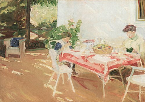 U svačiny, 1908, Georges Kars