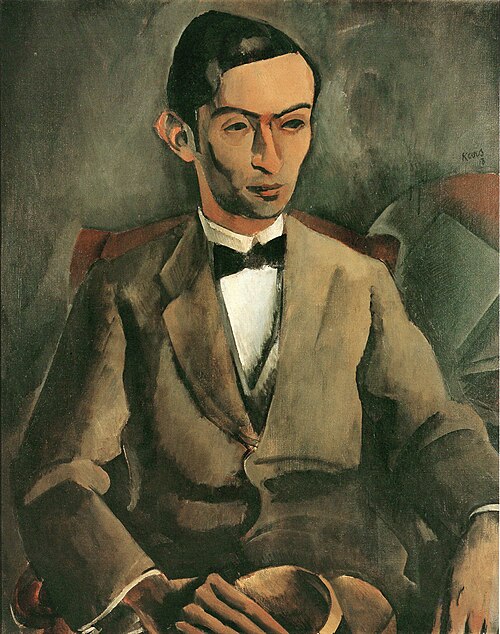Portrait of Otto Gutfreund, 1913, Georges Kars